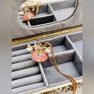 Vintage Betsey Johnson Phone Pendant Necklace